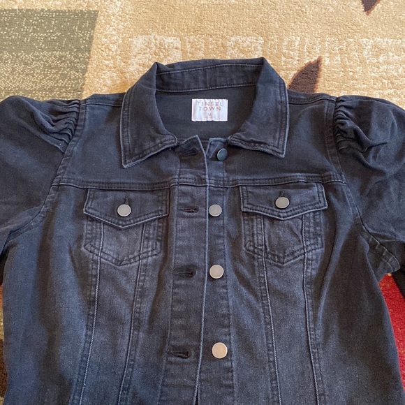 Tinseltown Juniors’ Puff-Sleeve Denim Dress - Picture 5 of 11